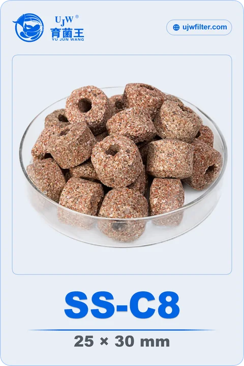 UJW Porous Bio Rings model SS-C8 product card