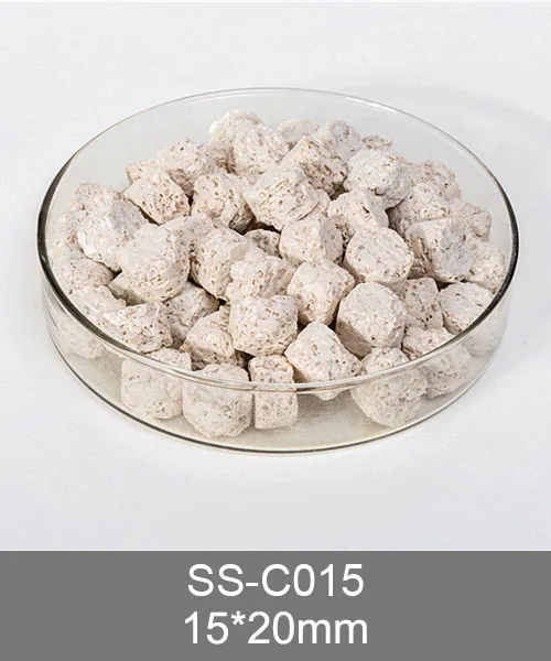 SS-C015 3D bio media, porous ceramic cube pieces