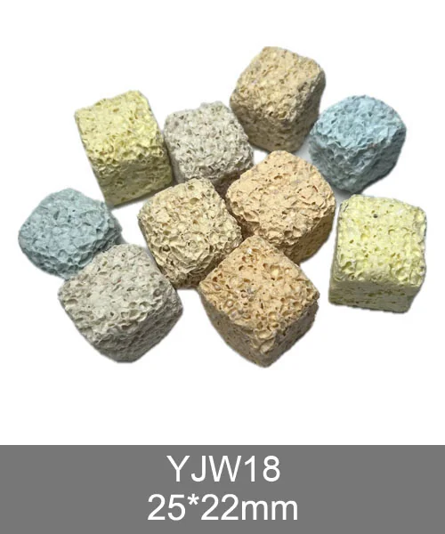 YJW18 3D bio media, cylindrical porous ceramic media