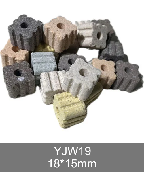 YJW19 3D bio media, porous ceramic cylinders