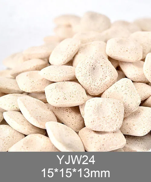 YJW24 3D bio media, white porous ceramic pieces