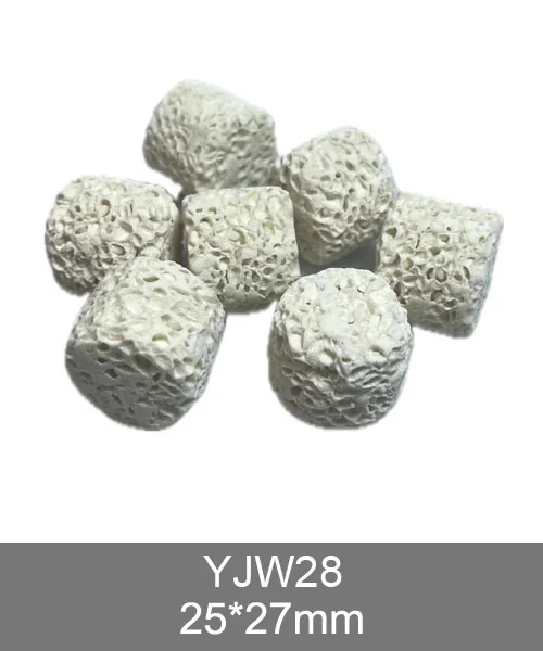 YJW28 3D bio media, irregular porous ceramic pieces