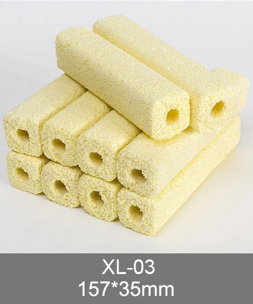 XL-03 bacteria house media, cream porous ceramic tubes