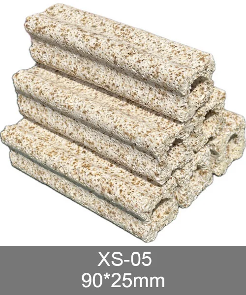 XS-05 bacteria house media, small yellow porous ceramic tube pieces