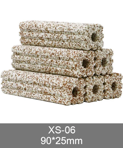 XS-06 bacteria house media, small cream porous ceramic tubes