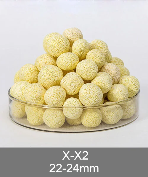 X-X2 bio ceramic balls, white porous ceramic sphere