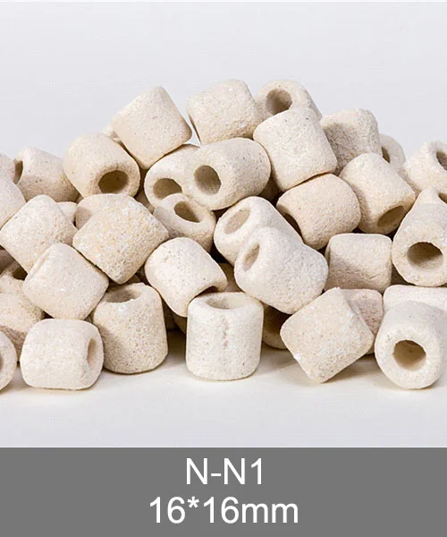 N-N1 porous bio rings, brown porous ceramic ring pieces