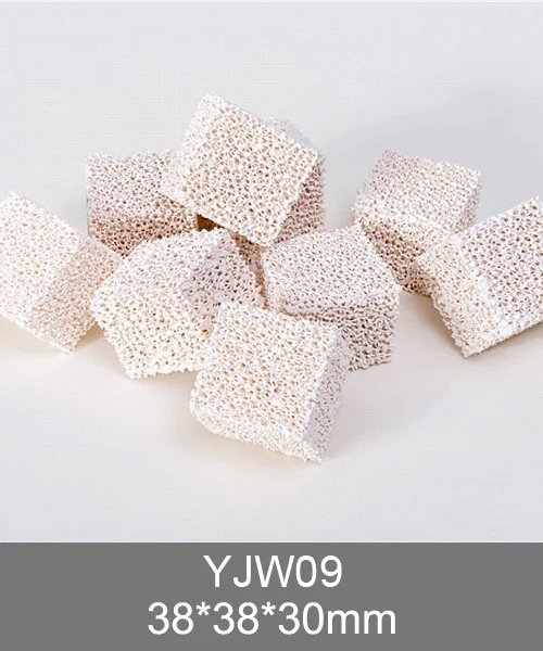 YJW09 porous ceramic media sample pieces