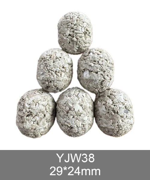 YJW38 ceramic filter media sample pieces