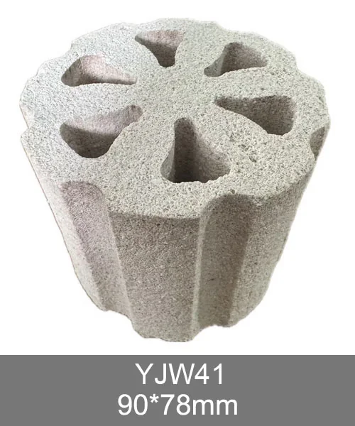 YJW41 ceramic filter media sample pieces