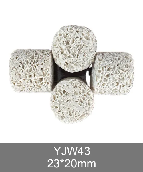 YJW43 ceramic bio media sample pieces