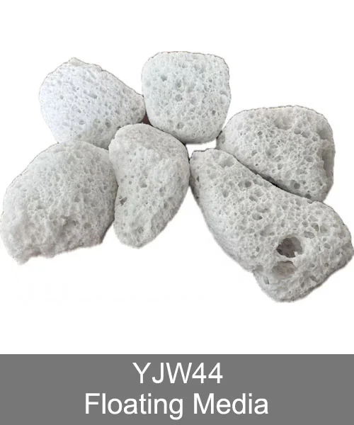 YJW44 ceramic filter media sample pieces
